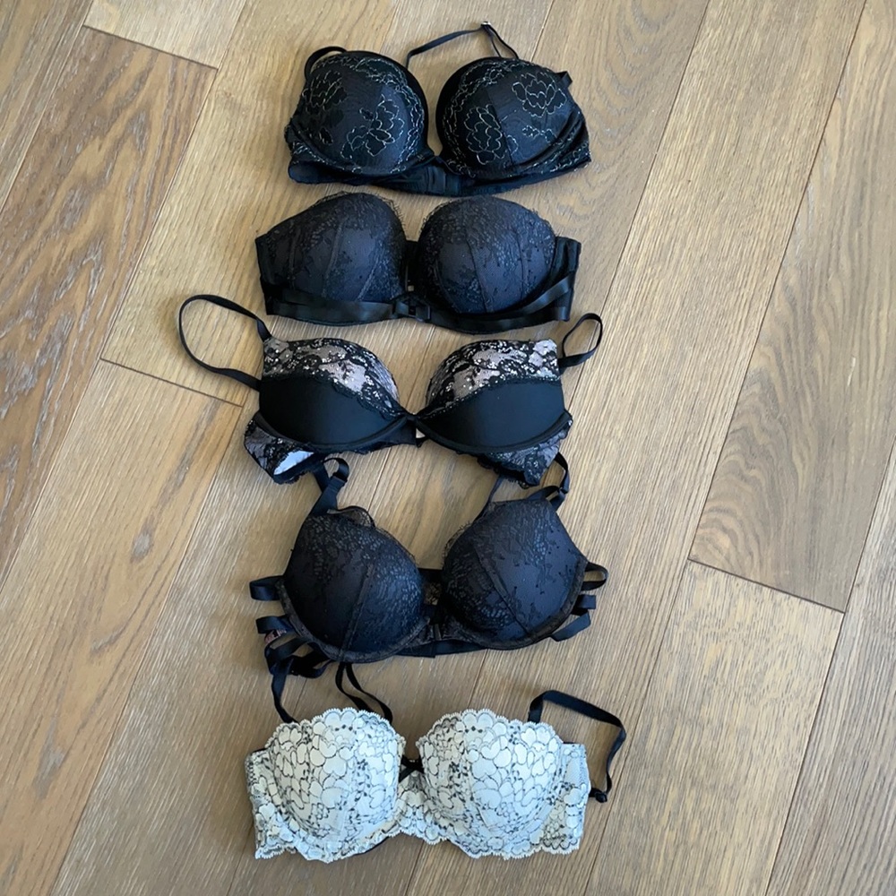 Lot of 5 Victoria’s Secret Bras 32B